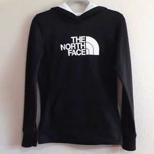 The North Face Authentic Pullover Hoodie Black Small Kangaroo Pocket